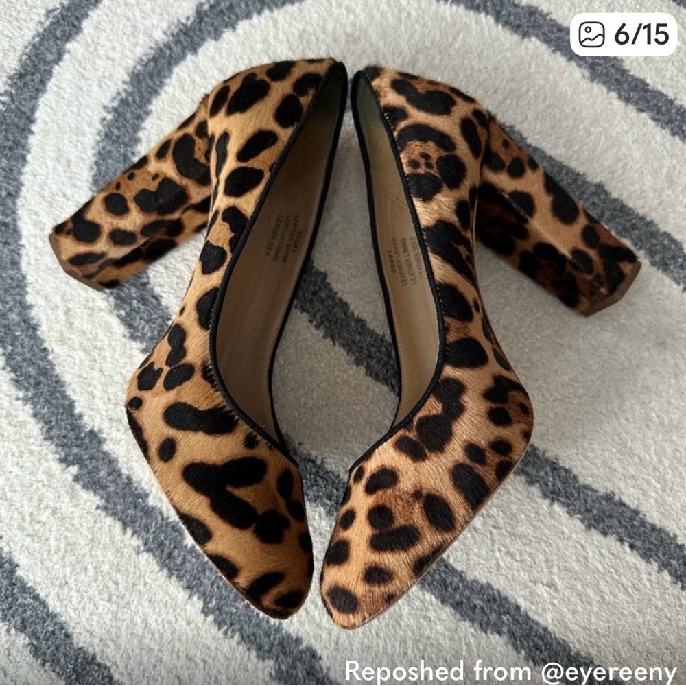 J. Crew Leopard Print Heels